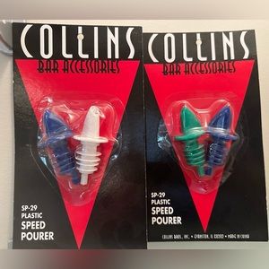 NWOT set of bar speed pourers